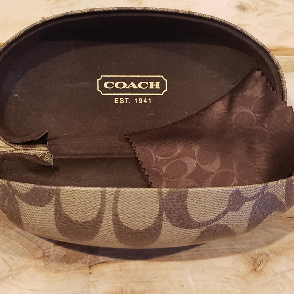 Coach eyeglass case